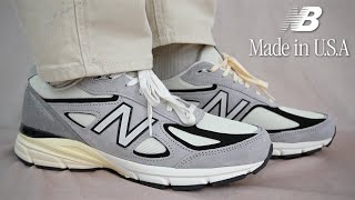 Is this THE BEST pair yet? New Balance 990v4 Grey Black Made in USA Review & On feet