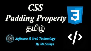 Padding Property Using CSS Language in Tamil