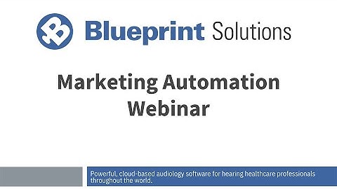 Marketing Automation Webinar