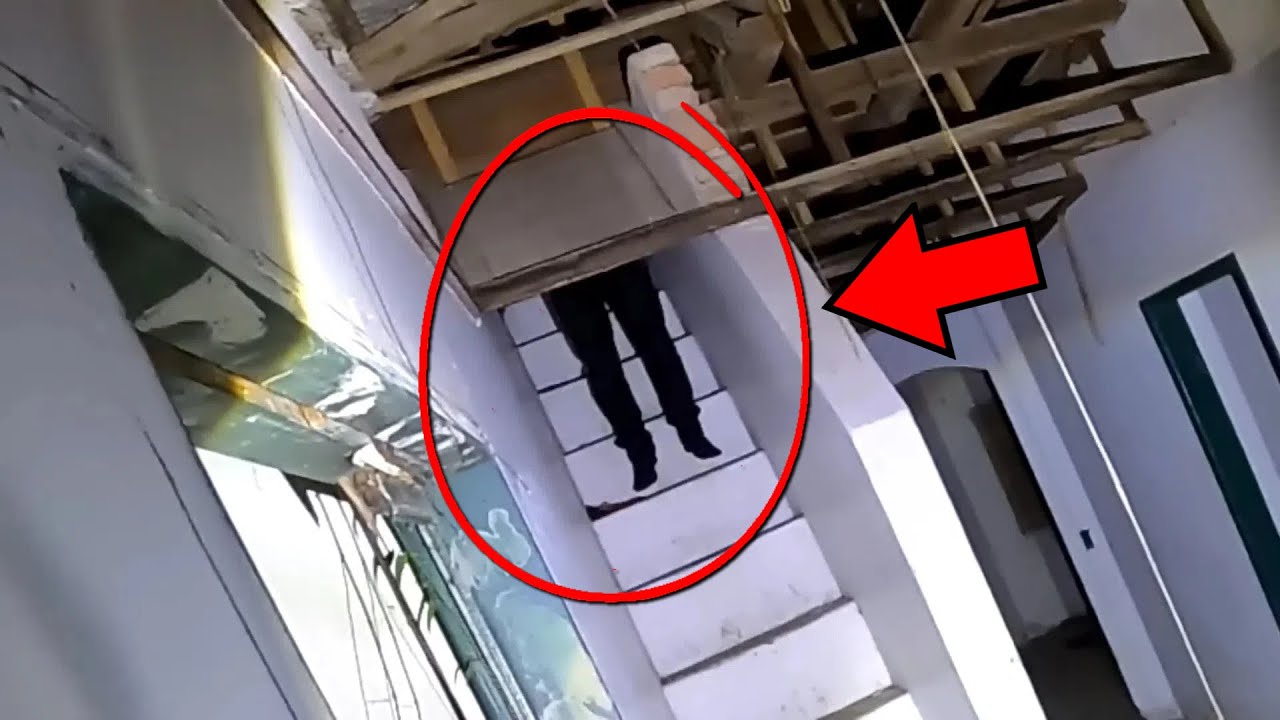 FANTASMA APARECE E LEVITA NA FRENTE DAS CÂMERAS!