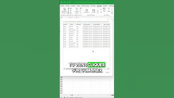 Regrouper plusieurs fichiers dans un onglet | Astuce Excel