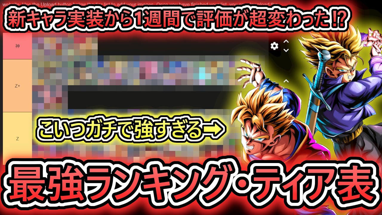 【＊爆＊】ホロンのトランシーバ、レントラ Strongest Ranking】1 Week Since Part 2 Started: LR Trunks & Gohan