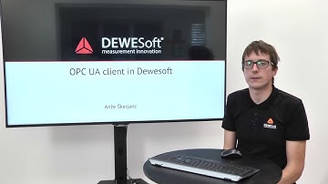 Use OPC UA client in DewesoftX