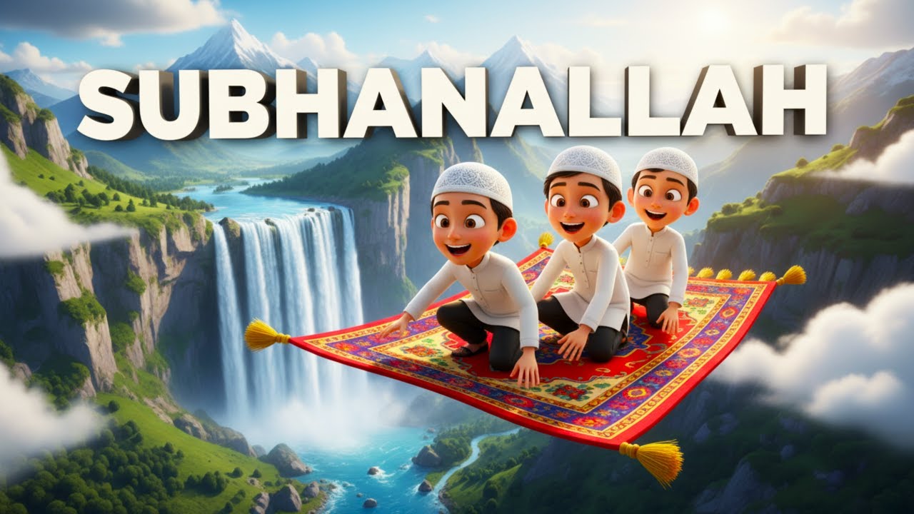 SUBHANALLAH | Najah Islamic Song 🌙 | Flying Carpet Animation | Islamic Kids Nasheed