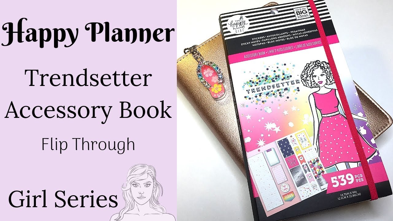 Happy Planner Trendsetter Accessory Book Flip Through Girl Series