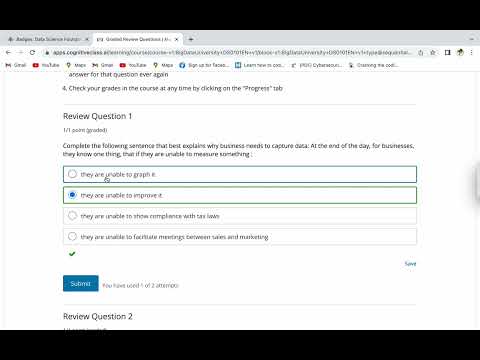 IBM data science internship level-1, module-3 review questions and answers