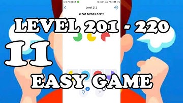 Easy Game Brain Test Level 201 - 220 Answer Gameplay Walkthrough Android IOS