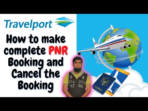 How book the airline and cancel the booking at Travelport Galileo