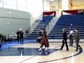 Queens center grand opening  speakers entering gym