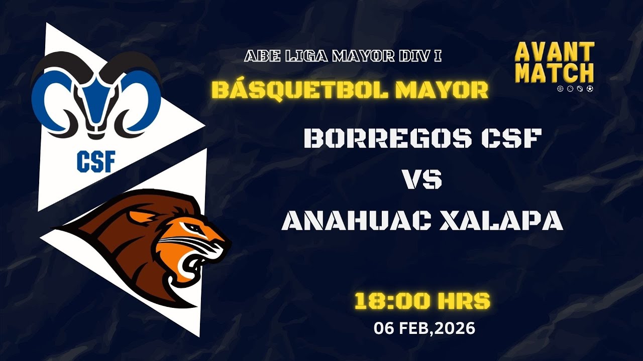 VIVO 🔴 | BORREGOS CSF VS ANAHUAC XALAPA 2025-2026