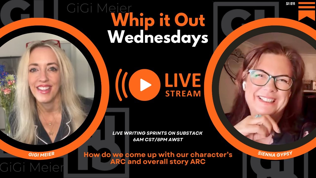 Whip It Out Wednesday Writing Sprints - Character's Arcs and Story Arcs