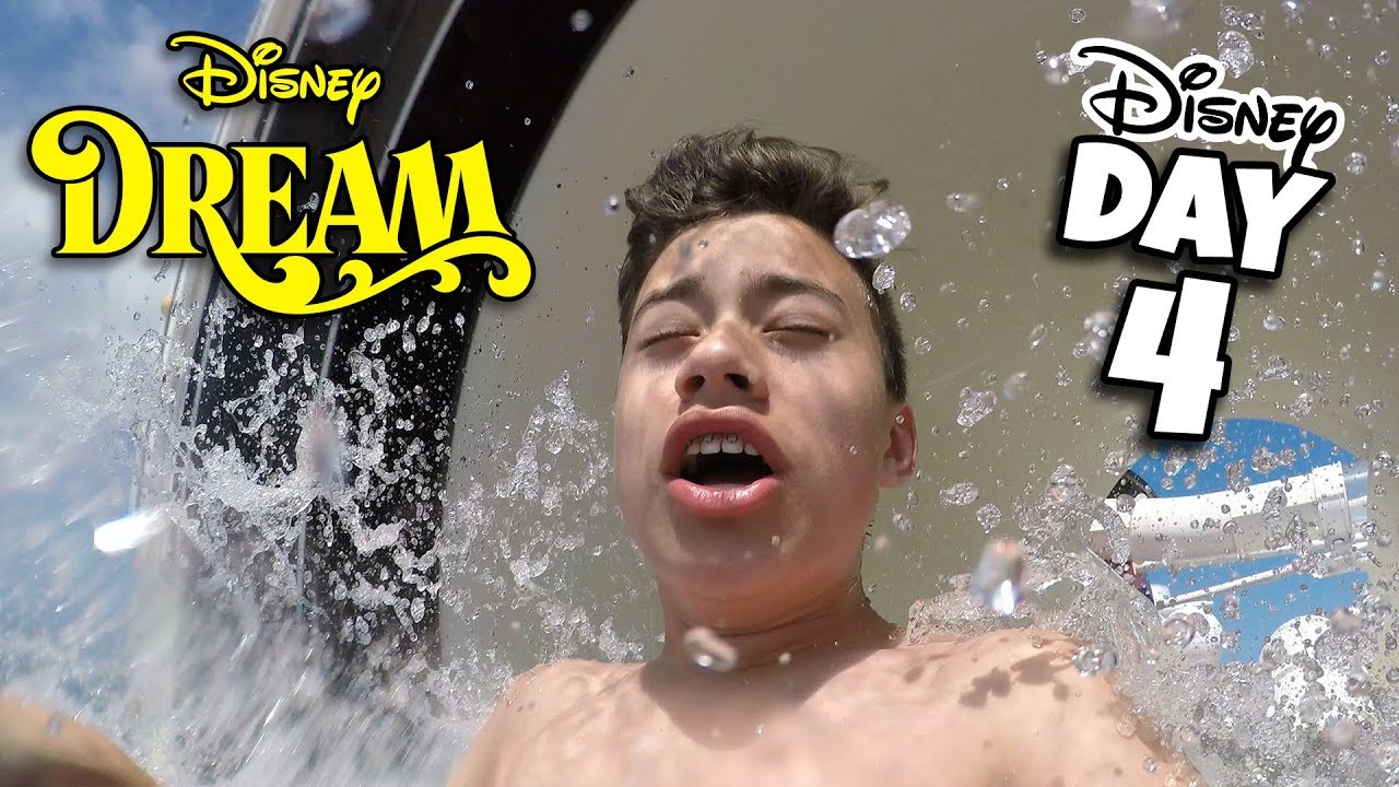 Disney Dream To The Bahamas Water Slides Room Tour Cruise Week Day 4 Youtube