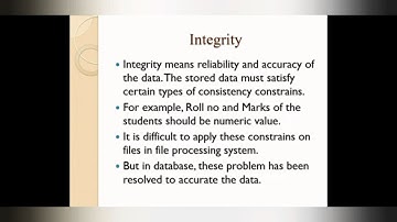 CS403 What is meant by Integrity in Database Management System?