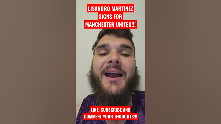 MANCHESTER UNITED SIGN LISANDRO MARTINEZ!!!! - Reaction