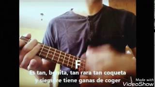 Axel Catalán-Bonita ukulele cover con acordes y letra chords