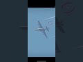 Jet Fighter Runaway from Homing Missile but failed.😨✈️