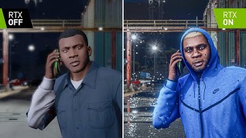 GTA 5 2013 vs 2022 - RTX OFF vs ON 