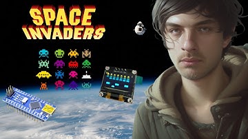 Juega Space Invaders en Arduino con un modulo OLED 128x64