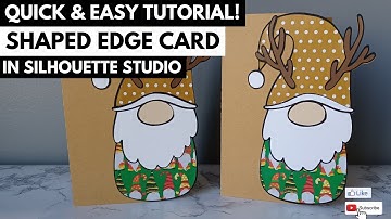 Mastering Shaped Edge Cards with Silhouette: Quick & Easy Tutorial!