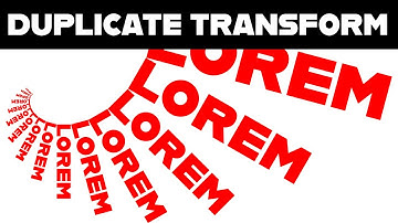 Photoshop Repeat Transform HOW TO