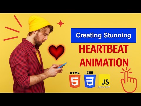 Heartbeat Animation Magic: HTML, CSS Tutorial! ❤️#HeartAnimation #HTML5 #CSS3