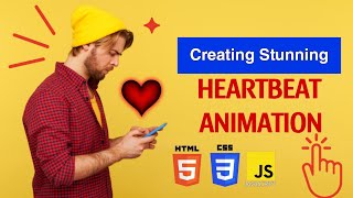 Heartbeat Animation Magic: HTML, CSS Tutorial! ❤️#HeartAnimation #HTML5 #CSS3