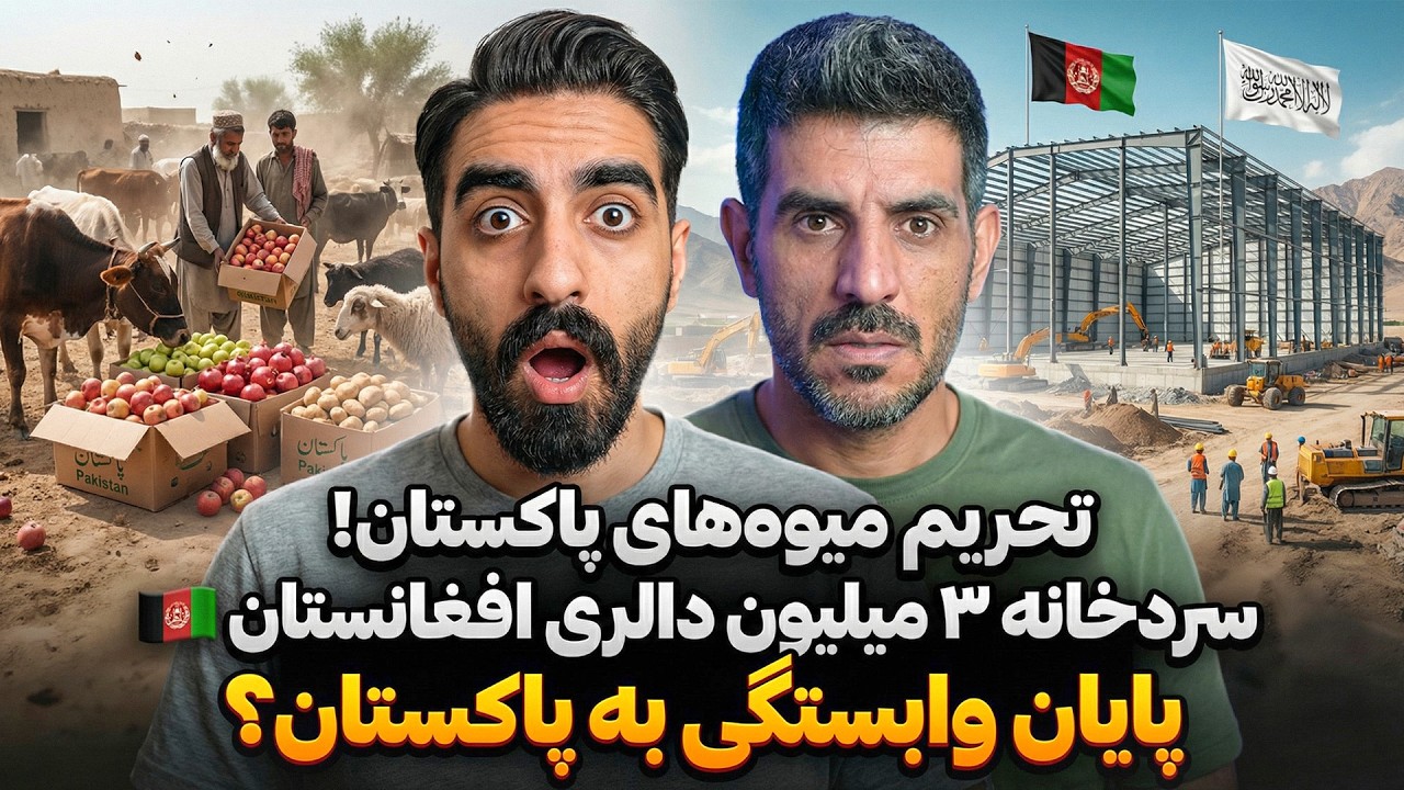جواب دندان‌شکن افغان‌ها به پاکستان: میوه‌های پاکستانی خوراک حیوانات شد! ساخت سرد خانه 3 میلیون دالری