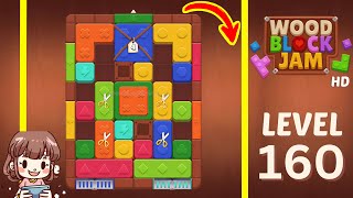 Wood Block Jam Level 160 Solution Walkthrough
