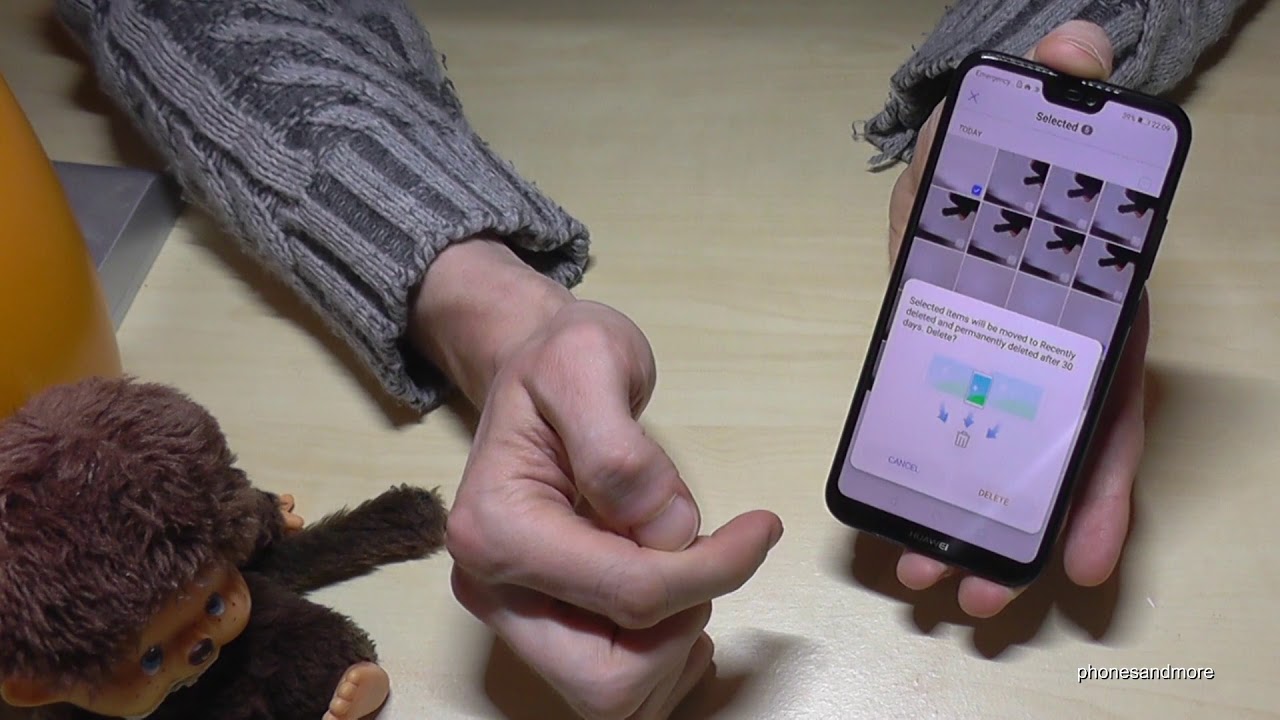 Huawei P20 Lite How To Delete Pictures One Many Or All Pics YouTube