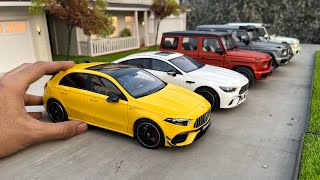 118 Scale Mercedes Amg Car Collection Diecast Model Cars