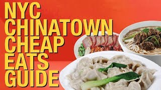 Where To Eat in Chinatown NYC ? 10 BEST Cheap Food Joints ! 🍜