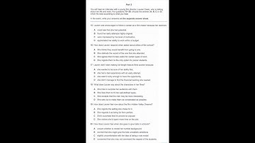 Listening C1, CAE Practice Test 2015 Plus 2, Test 4, Part 3