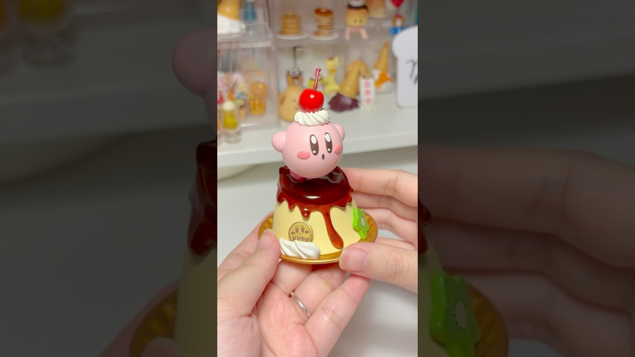 Figure Kirby Skating On Pudding! Ver.Paldolce collection🍮🍒🩷 #kirby #pudding #figure