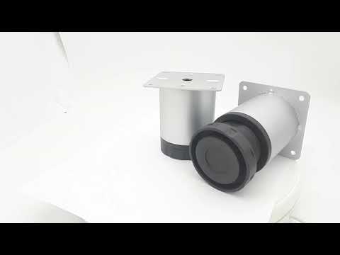 Меблева Ніжка для м'яких меблів ø60mm. Висота-80мм Сатин (Туреччина), видео 1