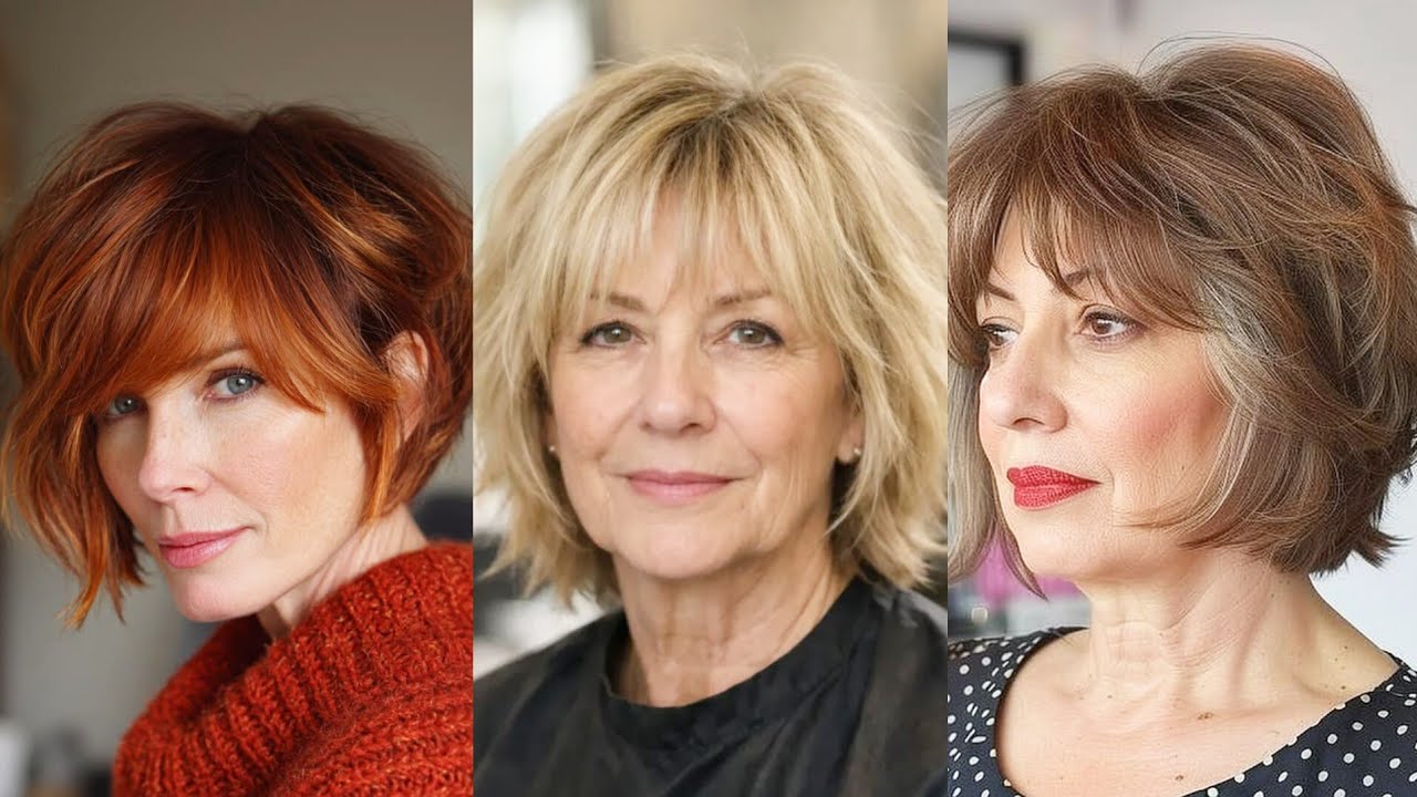 CORTE DE CABELO PARA 50+ 60+ 70+ MULHERES - CORTE CABELO FEMININO