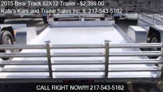 2015 Bear Track 82X12 Trailer Aluminum Utility Trailer for s