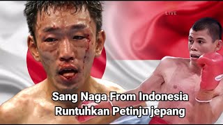 Sang Naga dari Indonesia Mengamuk di Kobe! The Dragon Hancurkan Petinju Jepang
