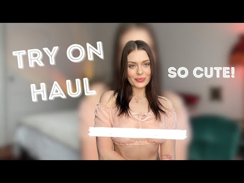 Cute see-through Lingerie ⭐️ Try-on Haul with Babymohoney