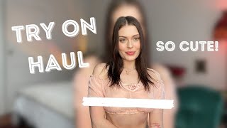 Cute see-through Lingerie ⭐️ Try-on Haul with Babymohoney