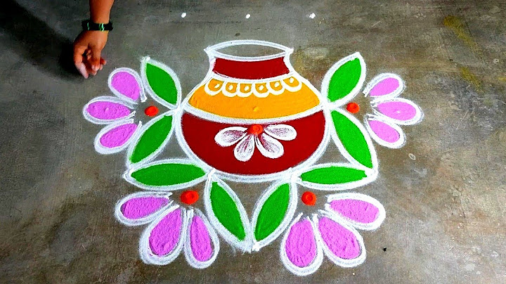 Pongal 2023 simple paanai kolam|5*3 sankranti chukala muggulu|bhogi muggulu|Super Amazing rangoli
