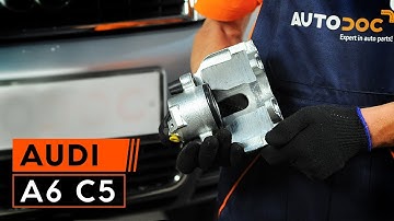 Hoe een achter remklauw vervangen op een AUDI A6 C5  [HANDLEIDING]