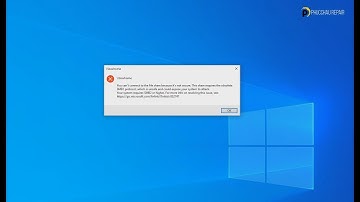 How to fix error SMB1 Sharing Protocol Windows 10