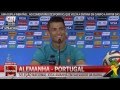 Cristiano Ronaldo Brinca com Reporter Brasileira "Estás Escondida" World Cup Brasil 2014