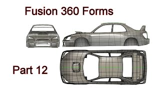 Fusion 360 Forms - Part 12 - Working with 3 and 5 sided topology