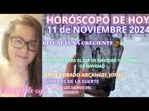 HORÓSCOPO DE HOY 11 DE NOVIEMBRE 2024 SIGNO POR SIGNO - YouTube