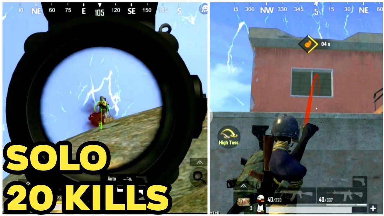20 Kills Solo VS Squad | Pubg Mobile Lite Rush Gameplay | Solo VS Squad ...