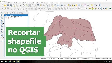 Como recortar shapefile no QGIS
