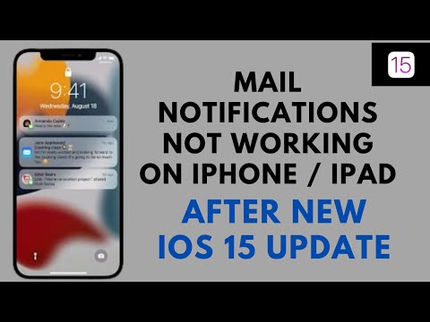 Fix Mail Notifications Push After New iOS 15 Update On iPhone & iPad ! Mail Notifications Not work