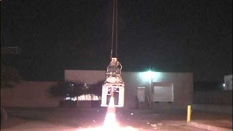 Third rocket test of the day of VTVL platform 2005/09/07