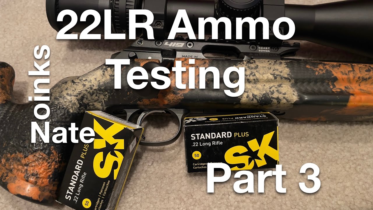 22LR Ammo Test Part 3: SK Standard Plus #czusa #22lr #targetshooting # ...